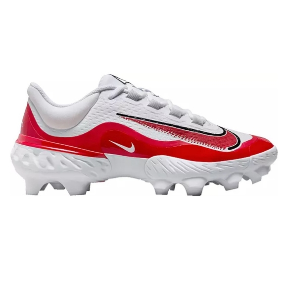 Nike Alpha Huarache Elite 4 MCS Baseball ⚾️ Cleat Size 14 Red White Black